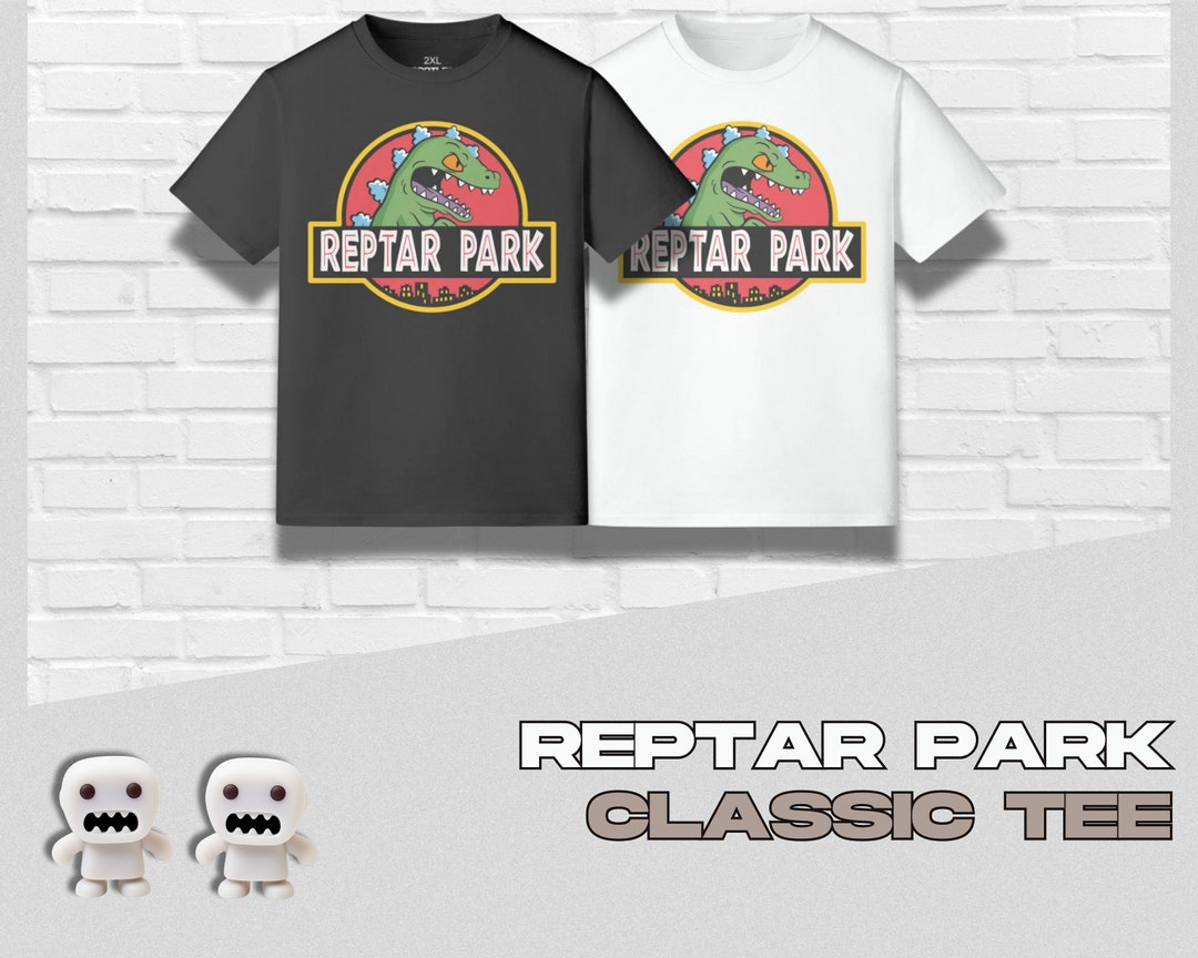 Rugrats Reptar X Jurassic Park Logo Unisex Classic Tee - Etsy