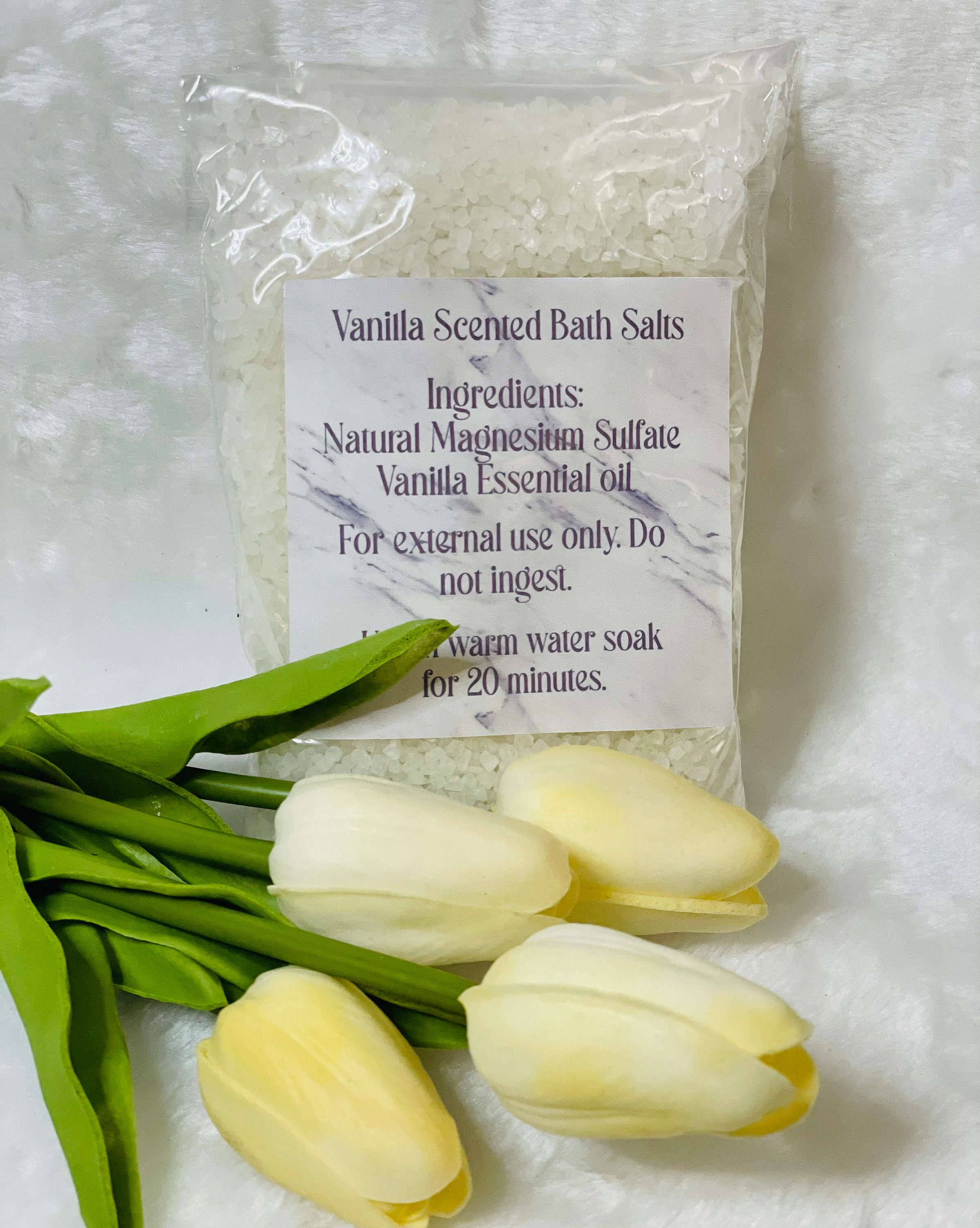 Vanilla Bath Salts | Etsy