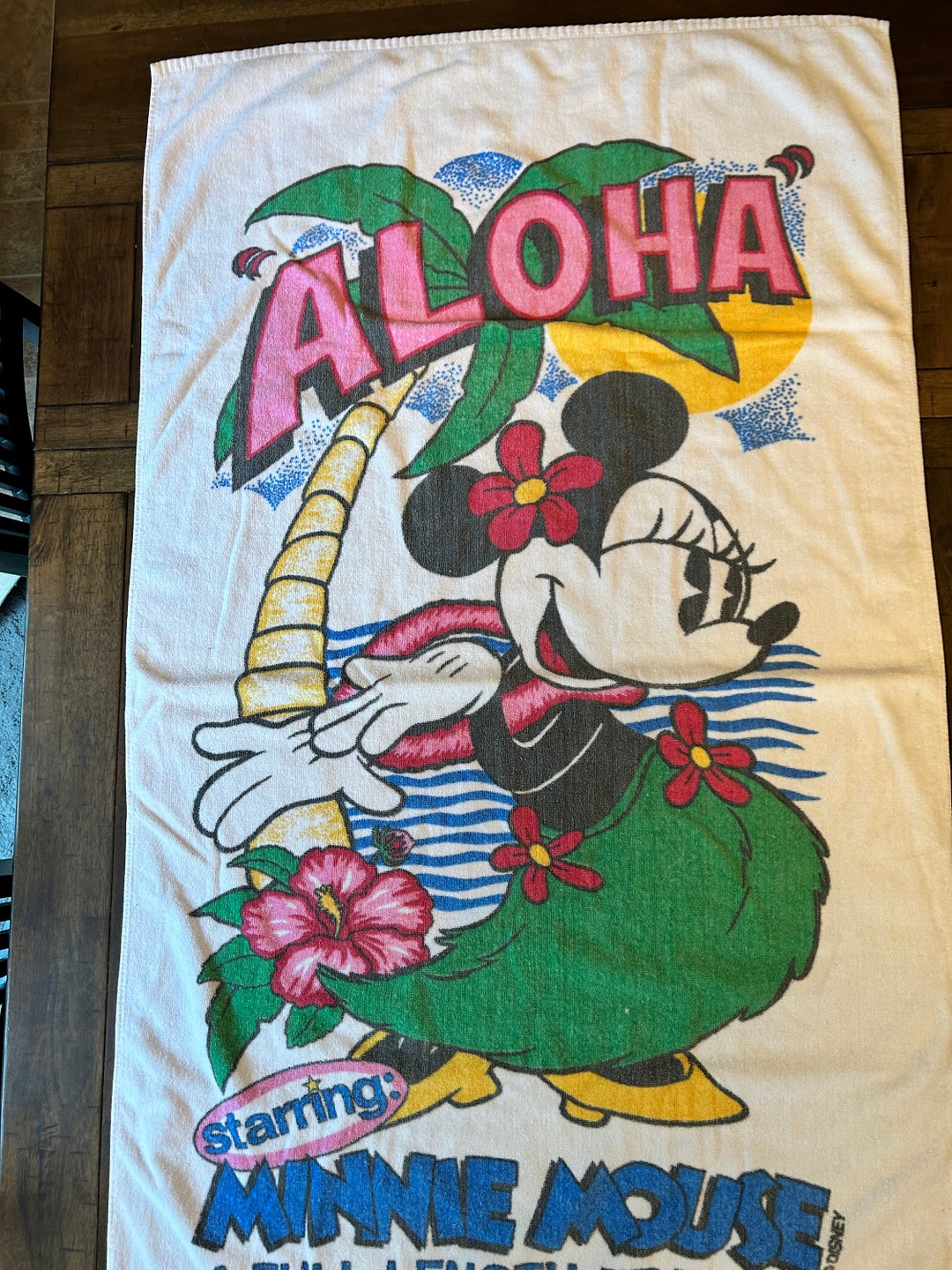 Vintage Beach Towel, Disney Beach Towel Etsy