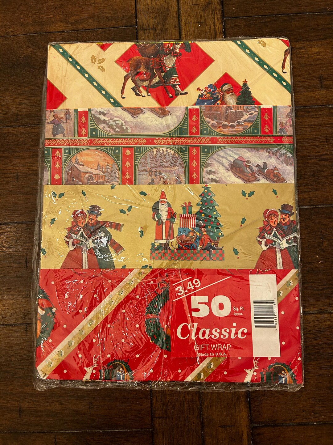 Vintage Christmas Wrapping Paper - Etsy