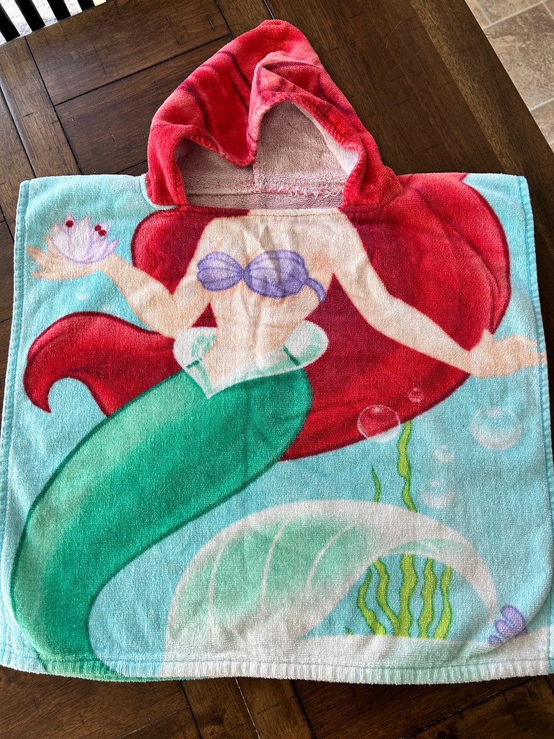 Little Mermaid Towel Etsy
