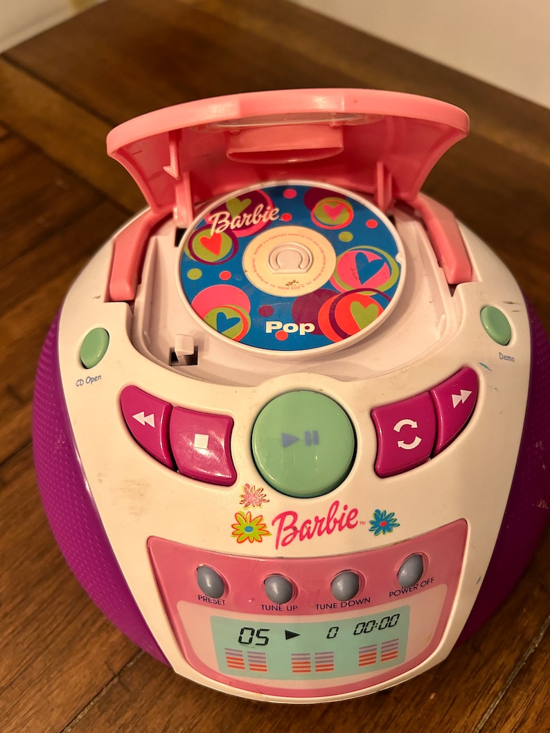 Vintage Barbie CD Player Etsy