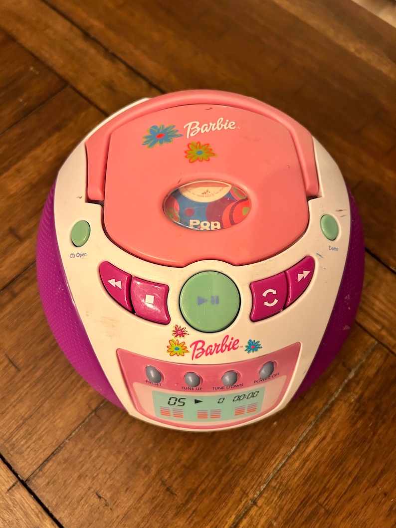 Vintage Barbie CD Player Etsy
