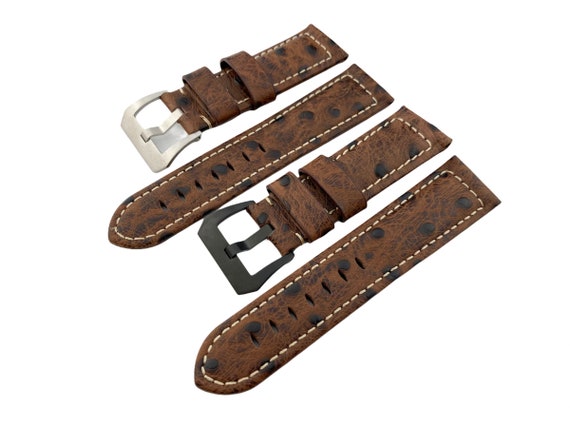 Tag Heuer Cinturino Carrera FC6537 Pelle Marrone con fori 22/20 mm