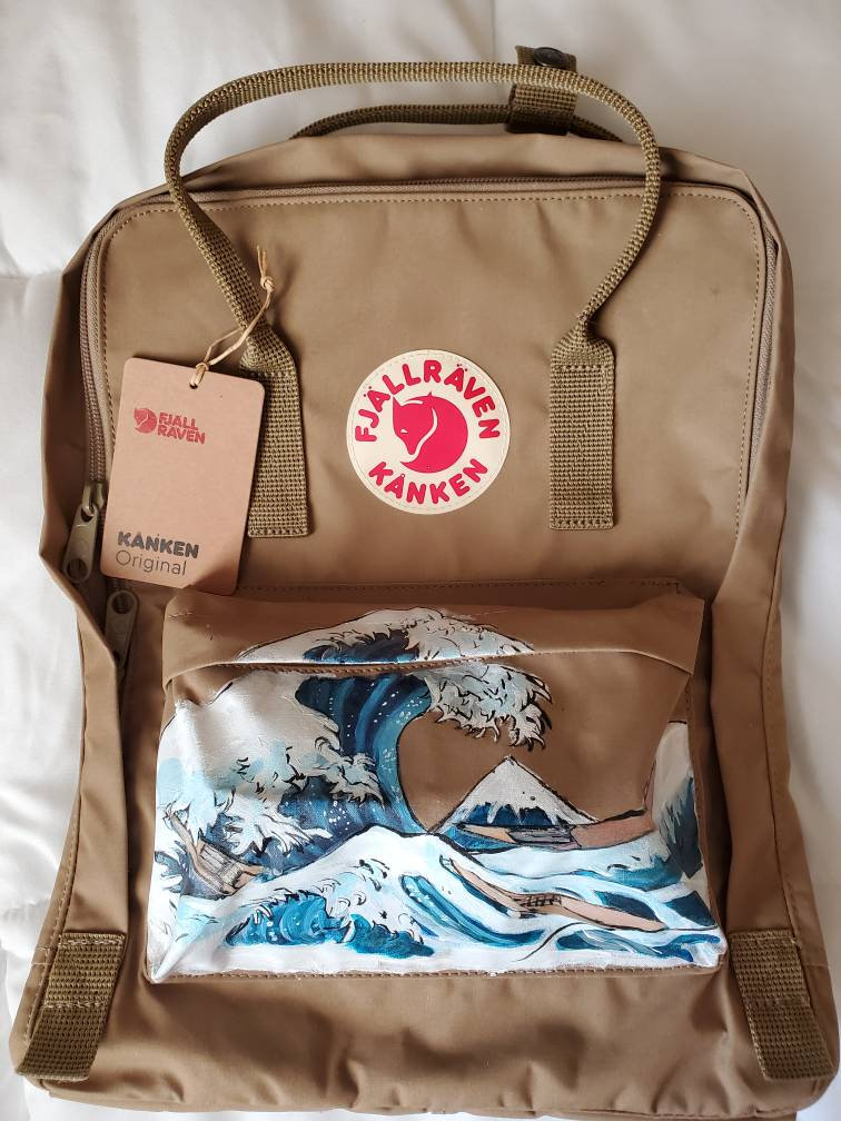 logo embroidered backpacks