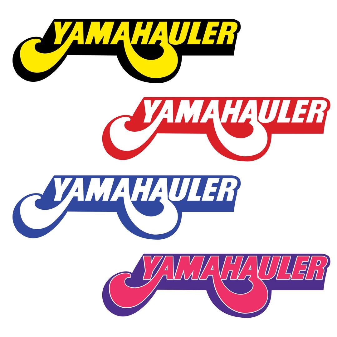 Nyaler Sticker 14 Yamahauler Reproduction Sticker Set, 3 Sizes, 4 Color Ways - Etsy