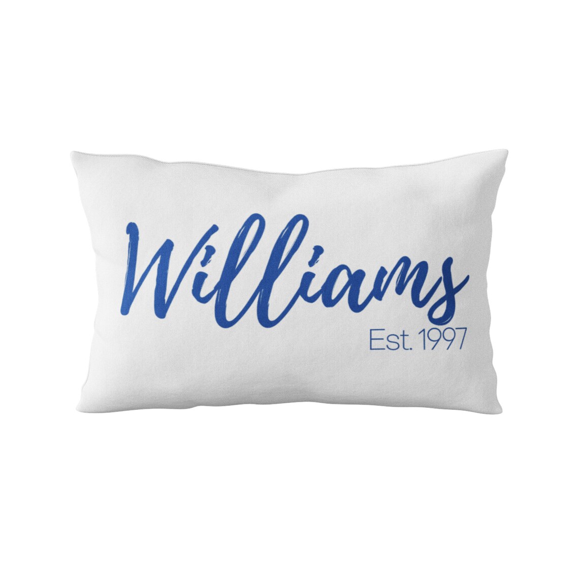 Personalized Last Name Throw Pillow Case Custom Throw Pillow Etsy