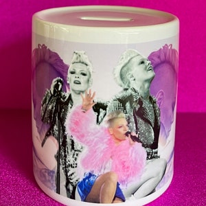 P!NK summertime carnival - saving for the next tour ceramic money box  - merchandise