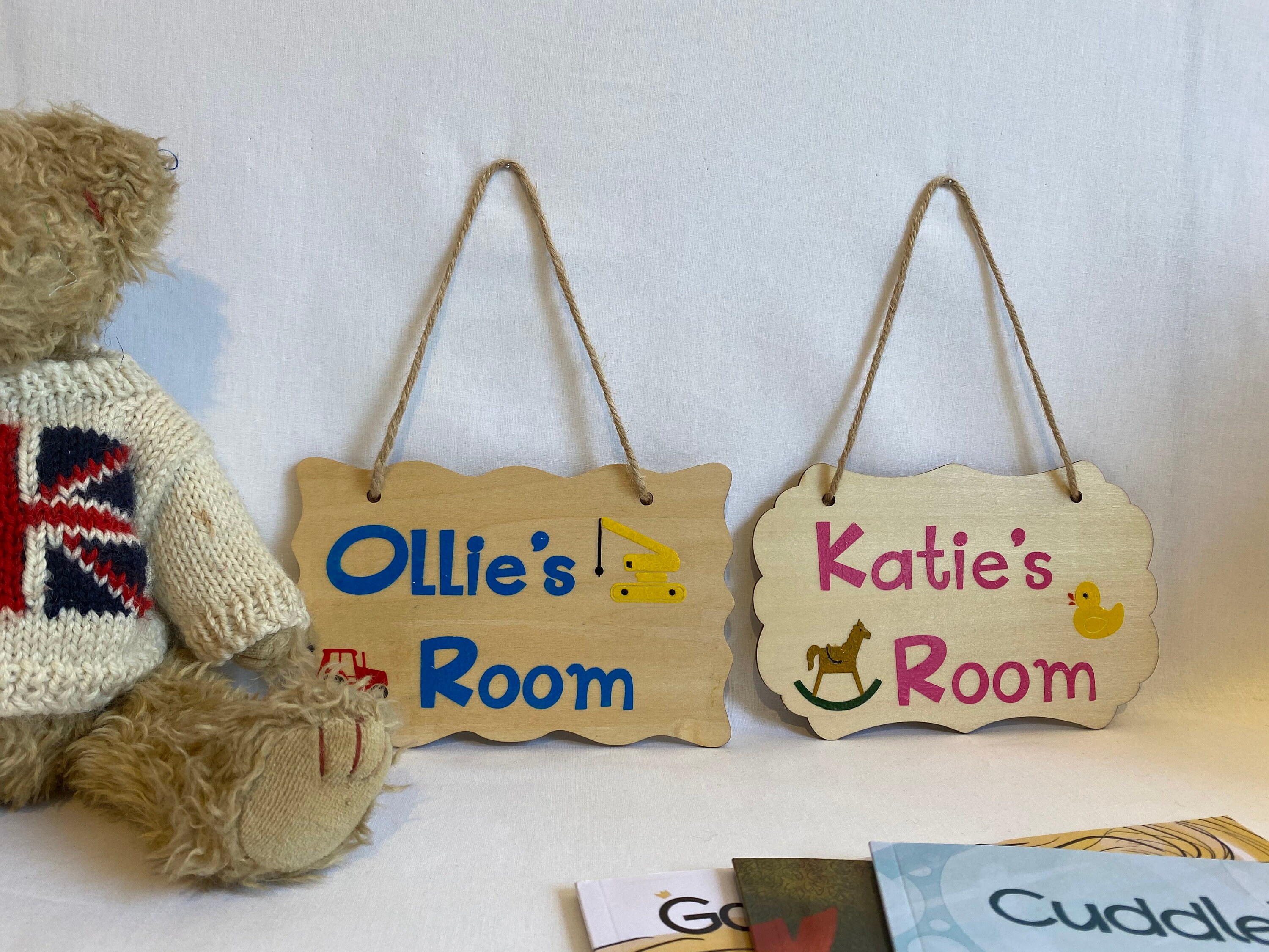 Personalised Hanging Wooden Signs Etsy
