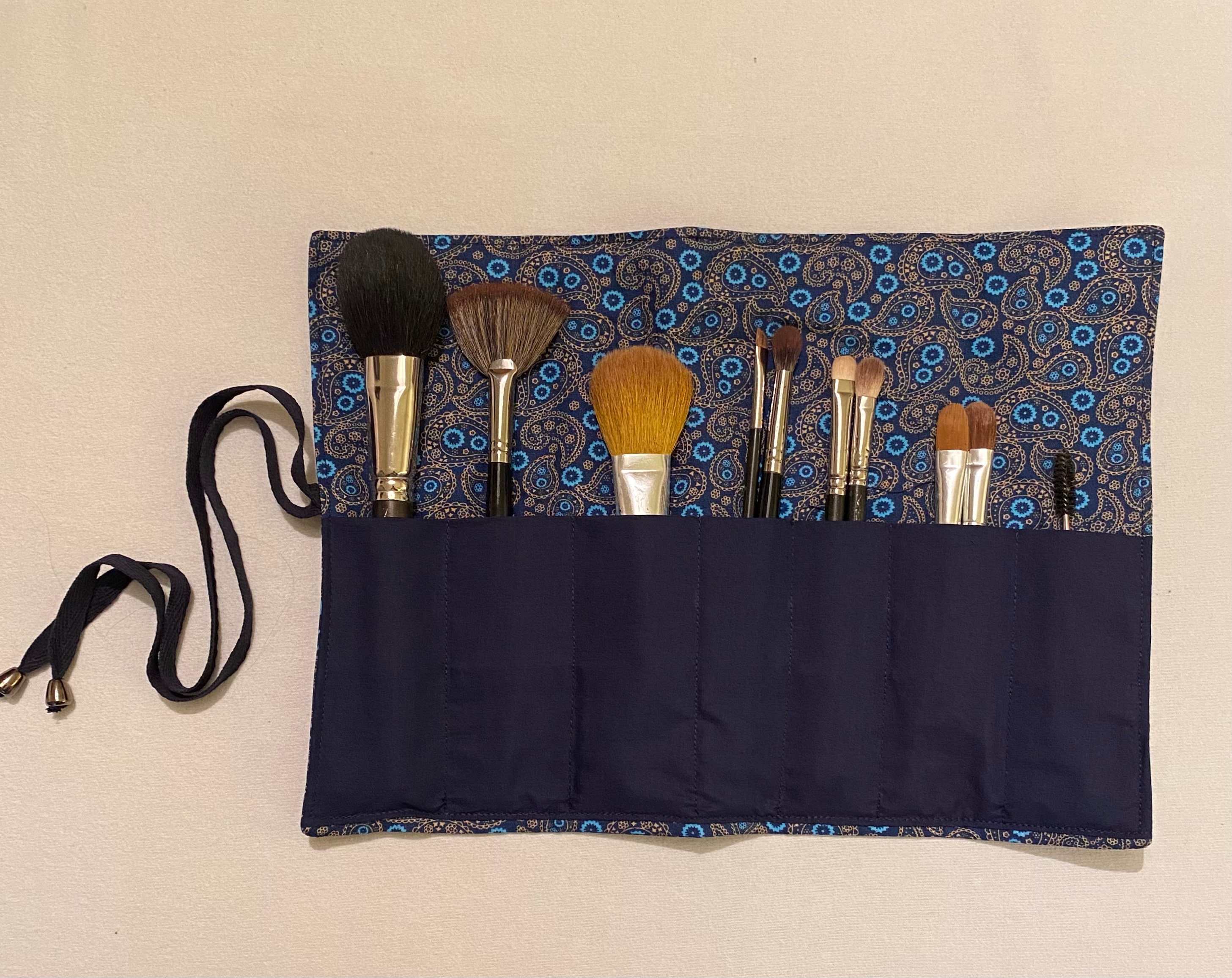 Makeup Brush Wrap Travel Bag Storage Bag Etsy Singapore