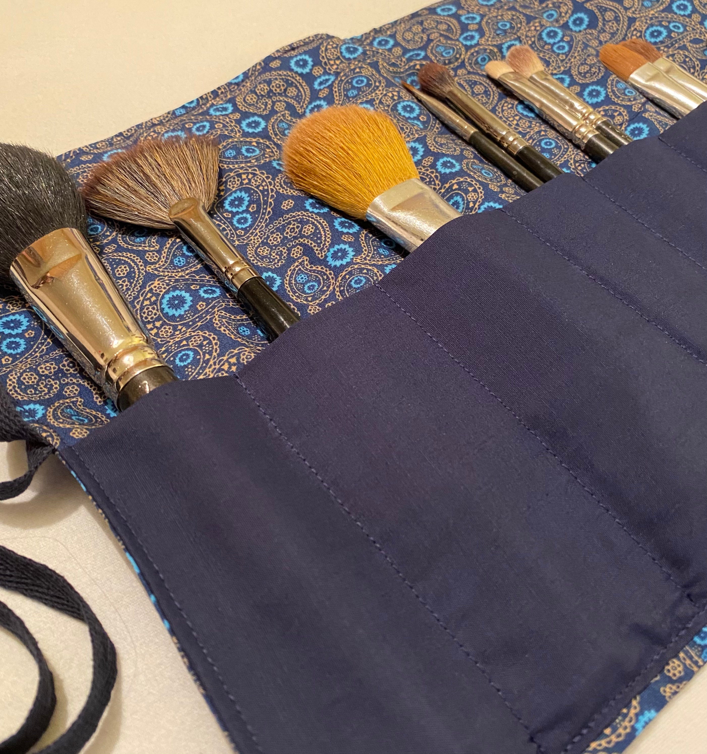 Makeup Brush Wrap Travel Bag Storage Bag Etsy Singapore