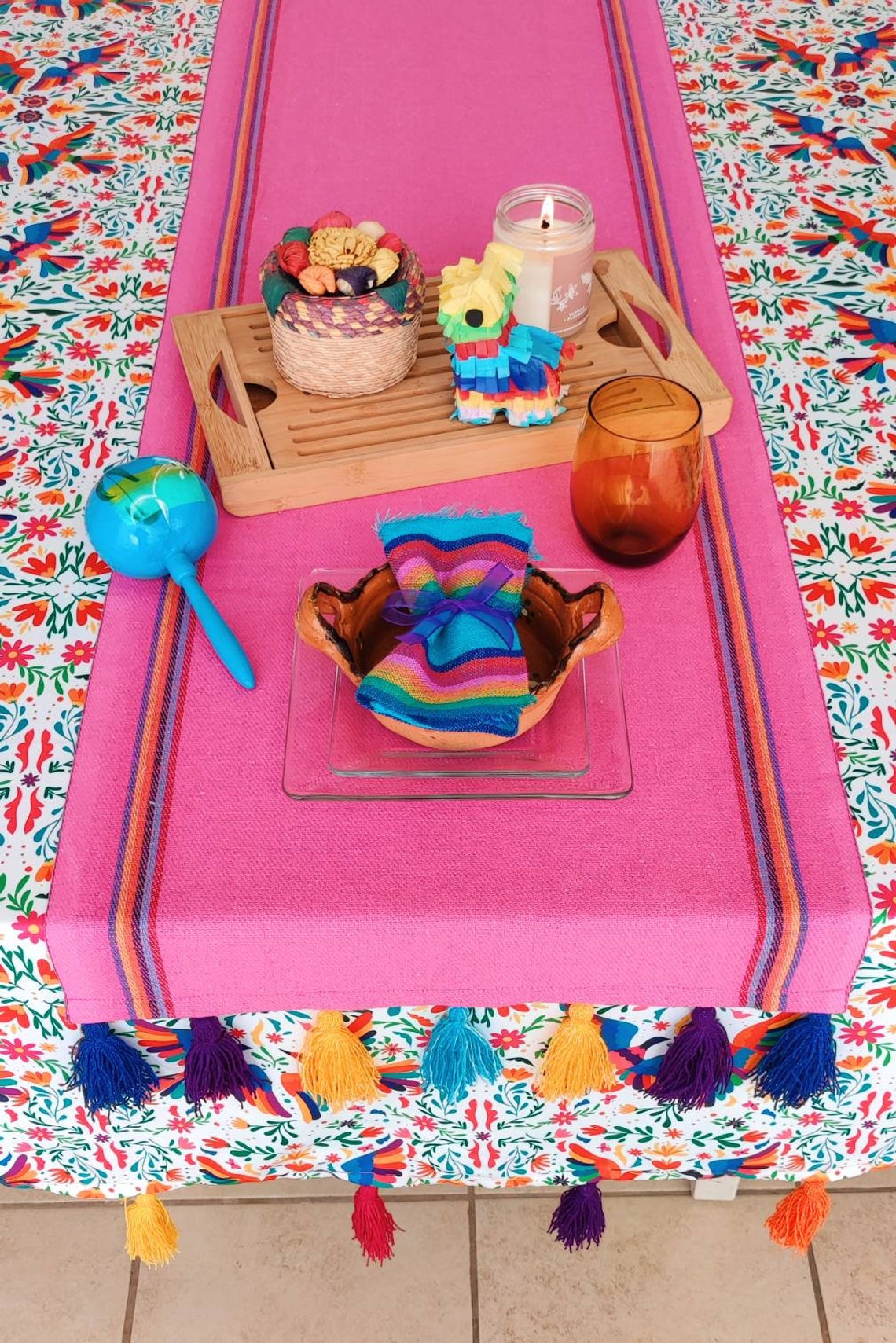Tablecloth With Mexican Design Tablecloth for Mexican Party Etsy