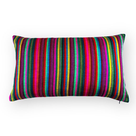 Mexican Lumbar Pillow Mexican Style Mexican Pillow Mexican Lumbar Cushion Mexican Decor Decorative Cushions Mexican Fabric Crafts Etsy Canada