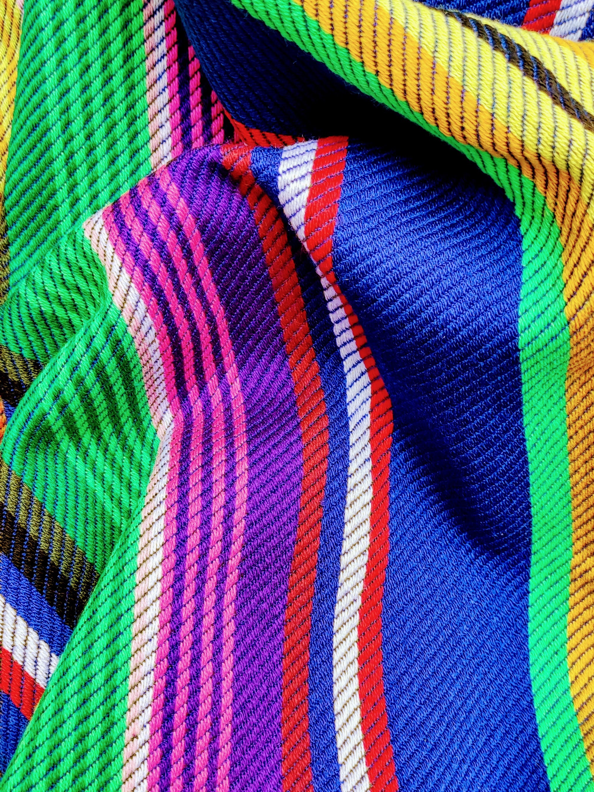 Mexican Blue Blanket Decorative Blanket Striped Blanket Etsy