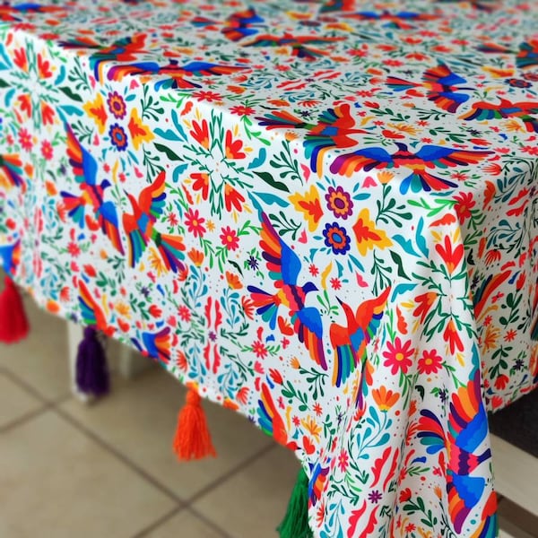 Mexican Tablecloth Etsy