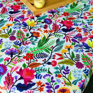 Tablecloth With Mexican Design, Tablecloth for Mexican Party, Otomi