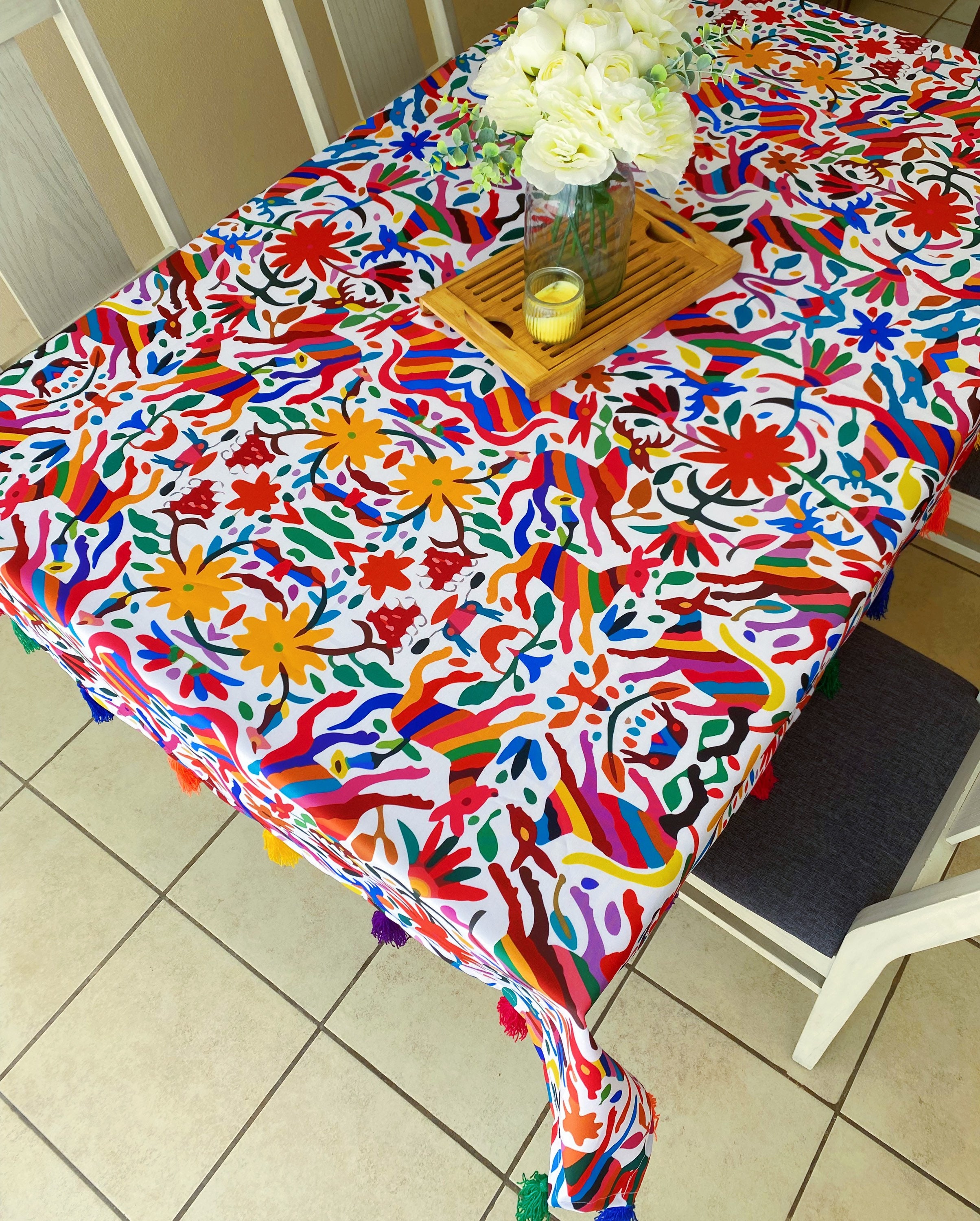 6-Pack Talavera Mexican Table Runners - 71x13 Inch, Linen, Fiesta Decor | Cinco De Mayo, Party, Dinner Setting