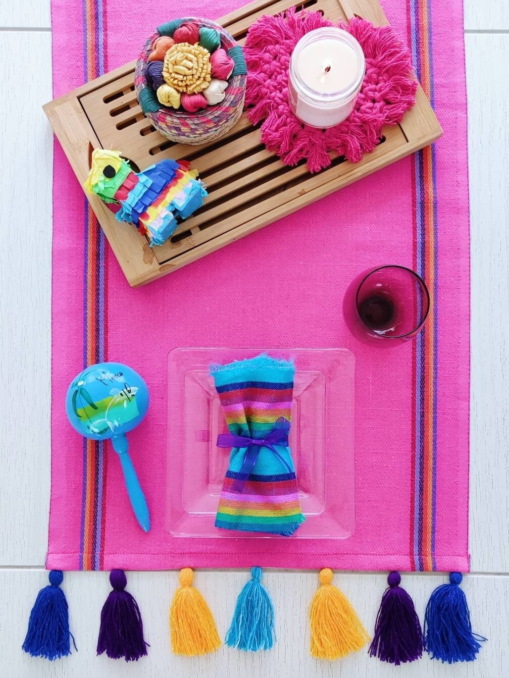 Fiesta Party Pack Serape Table Runner Party Supplies Birthday Baby