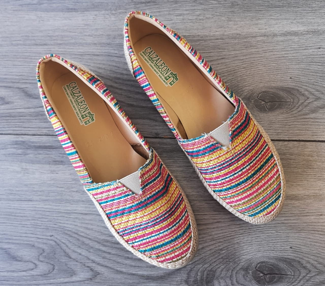 Women's espadrilles with Mexican stripe design | Etsy