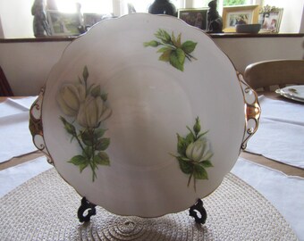 Roslyn China - Wheatcroft Roses Cake Plate - VIRGO No 3.