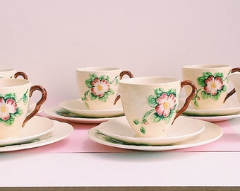 ＊Carlton ware walking Tea Pot＊ 1970s Carlton Walking Ware Ceramic Tea Pot, Lustre Design