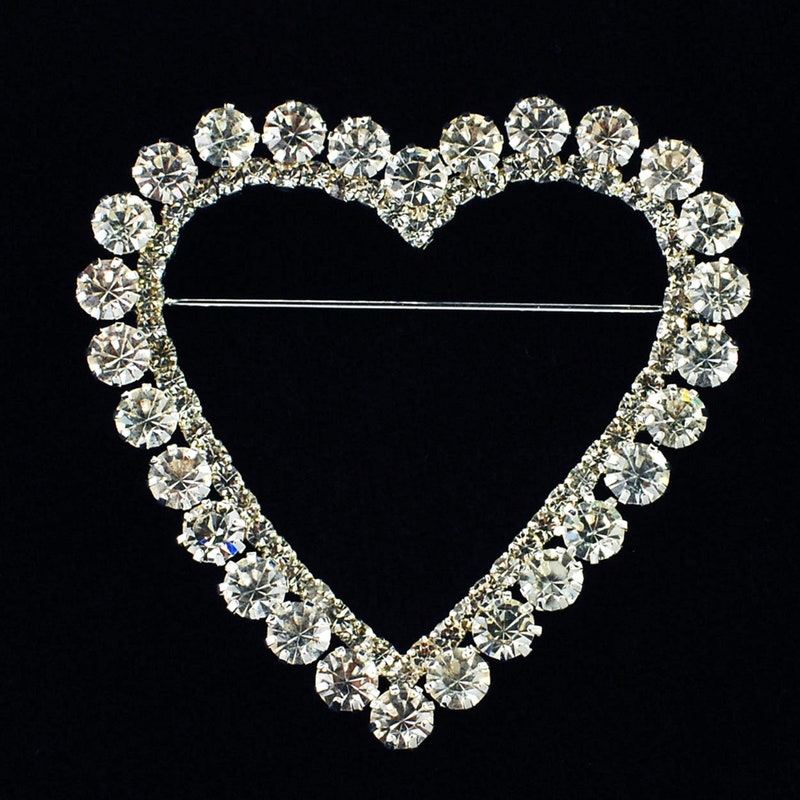 Heart Brooch - Silver main image 0