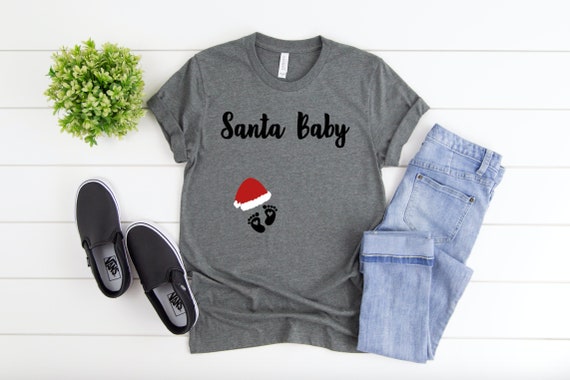 Cute christmas on sale maternity shirts