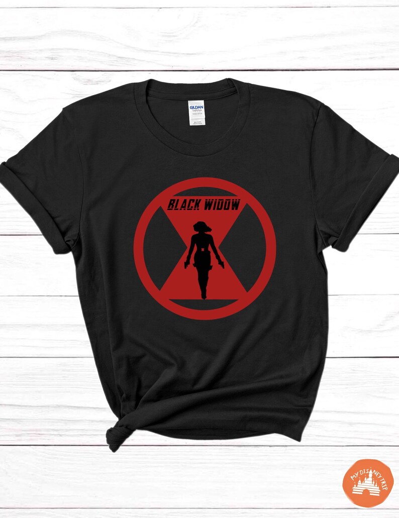Black Widow Shirt Disney Shirts Avenger Shirt Marvel Shirt Etsy