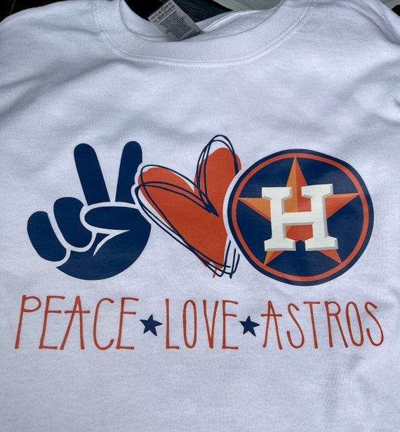 Peace Love Astros Shirt