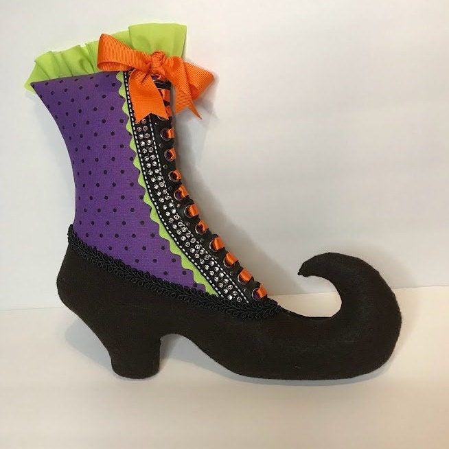 Ceramic Tall Witches Boot Etsy