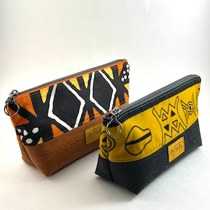 Make-up Bag, Cork Cosmetic Pouch, Accessory Bag, Zippered bag, Toiletry Bag, Eco-friendly Cork, essential pouch, Christmas gift ideas,