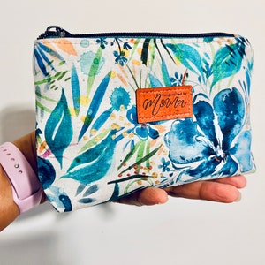 Cosmetic Pouch, accessory Bag, zippered bag, toiletry Bag, essential pouch, great gift ideas, teachers present, Mother&#39;s Day present