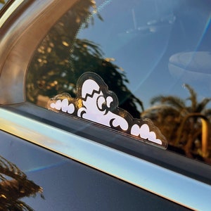 Peeking Friar Sticker