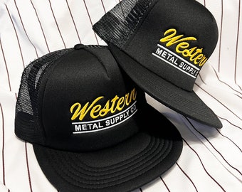 WESTERN METAL SUPPLY Co. | Embroidered Trucker Hat  | San Diego | Baseball