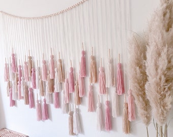 macrame hanging crib