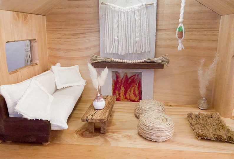 Dollhouse Decor Modern Boho / Scandi / Organic / Coastal / Etsy