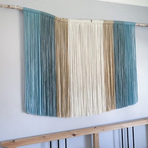 Extra Large Coastal Colours Wall Hanging / Tapestry