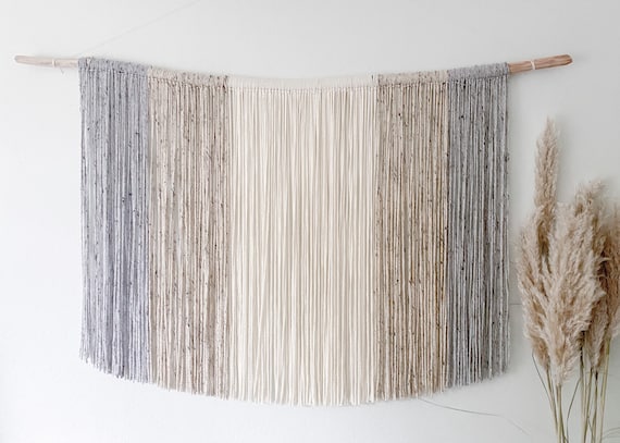 Extra Large Neutral Wall Hanging Tapestry Etsy