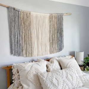 Extra Large Neutral Wall Hanging / Tapestry