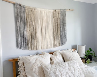 Extra Large Neutral Wall Hanging / Tapestry