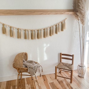 Camel & Cream Tassel Garland