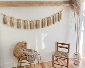 Camel & Cream Tassel Garland