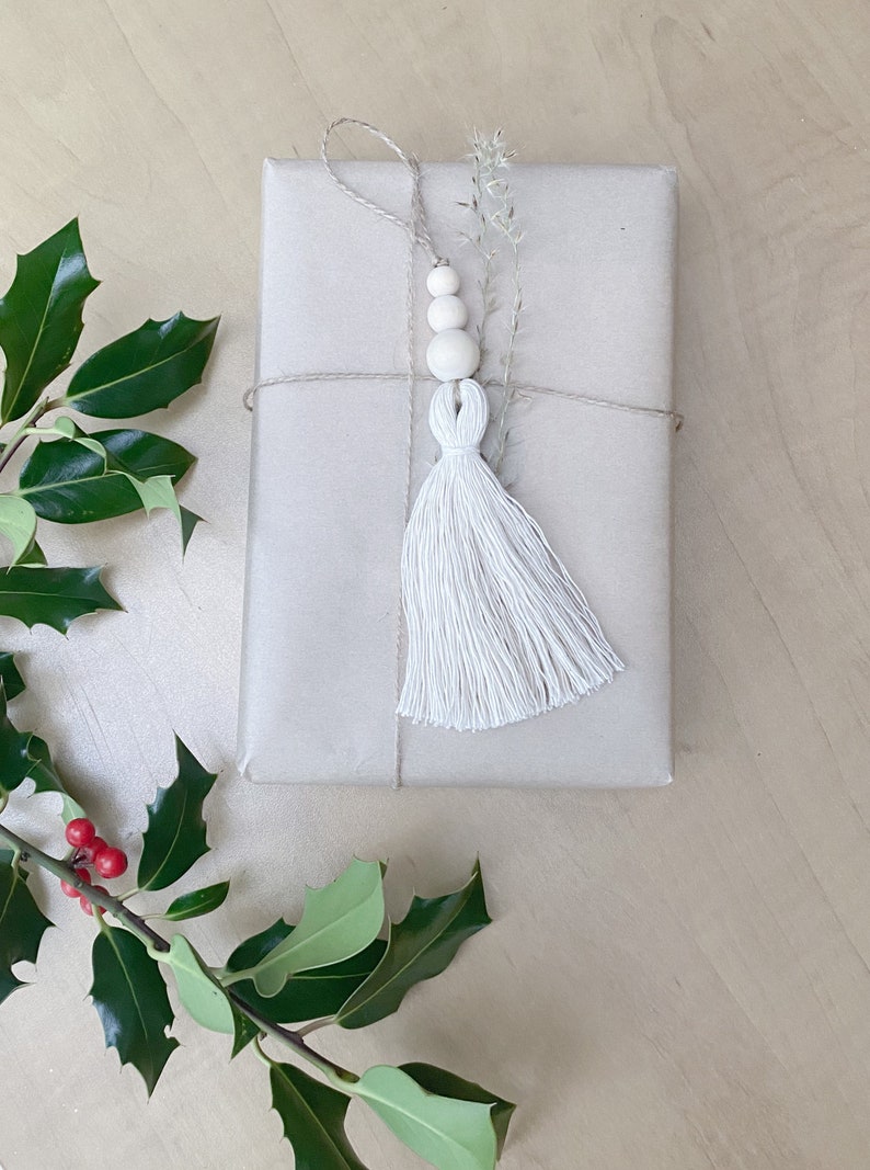 Tassel Christmas Ornaments / Boho Holiday Decor Etsy UK