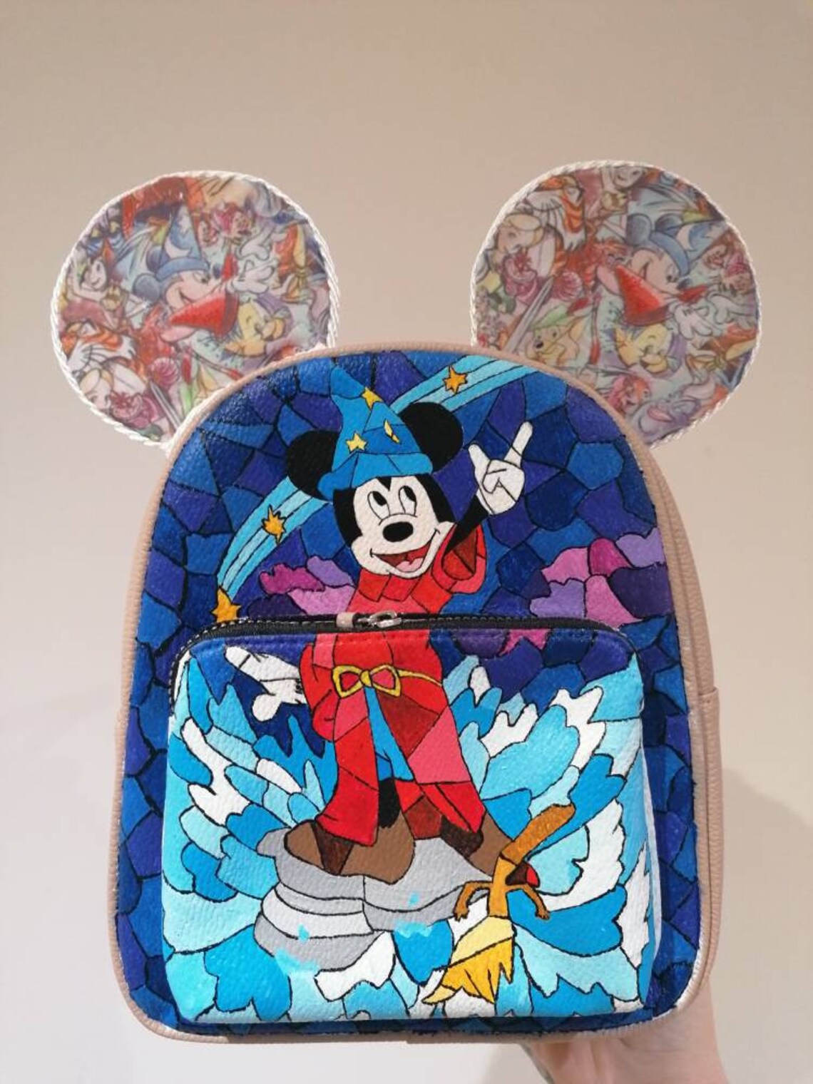 Custom handpainted Disney Laptop backpack Etsy