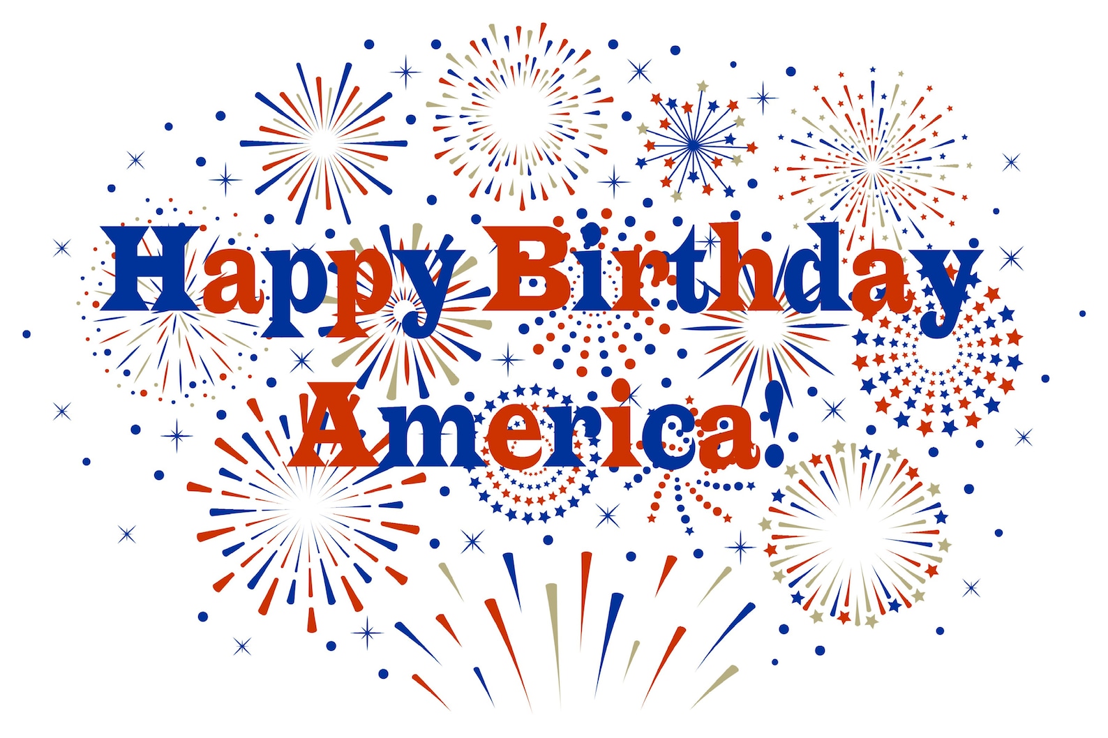 Happy Birthday America Etsy
