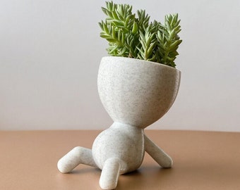 Midwife Gift Idea, People Planter, Pregnancy Gift, Midwife Plant Pot, Labour Delivery Nurse Succulent Planter, Preggo Planter