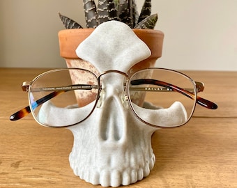 Skull Decor, Skull Bowl, Glasses Stand, Key Bowl, Glasses Holder, Skull Glasses Holder, Jewelry Bowl, Skull Plant, Skeleton Bowl, Desk