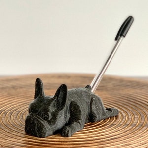 French Bulldog Pen Holder Dog Pen Holder Bulldog Stationary Cute Pen Holder Funny Pen Holder Butt Pencil Holder Frenchie image 8