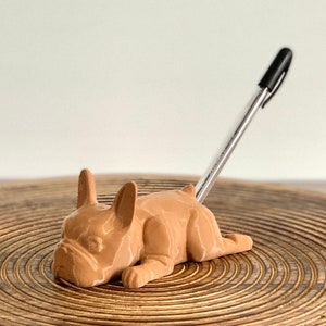 French Bulldog Pen Holder Dog Pen Holder Bulldog Stationary Cute Pen Holder Funny Pen Holder Butt Pencil Holder Frenchie image 9