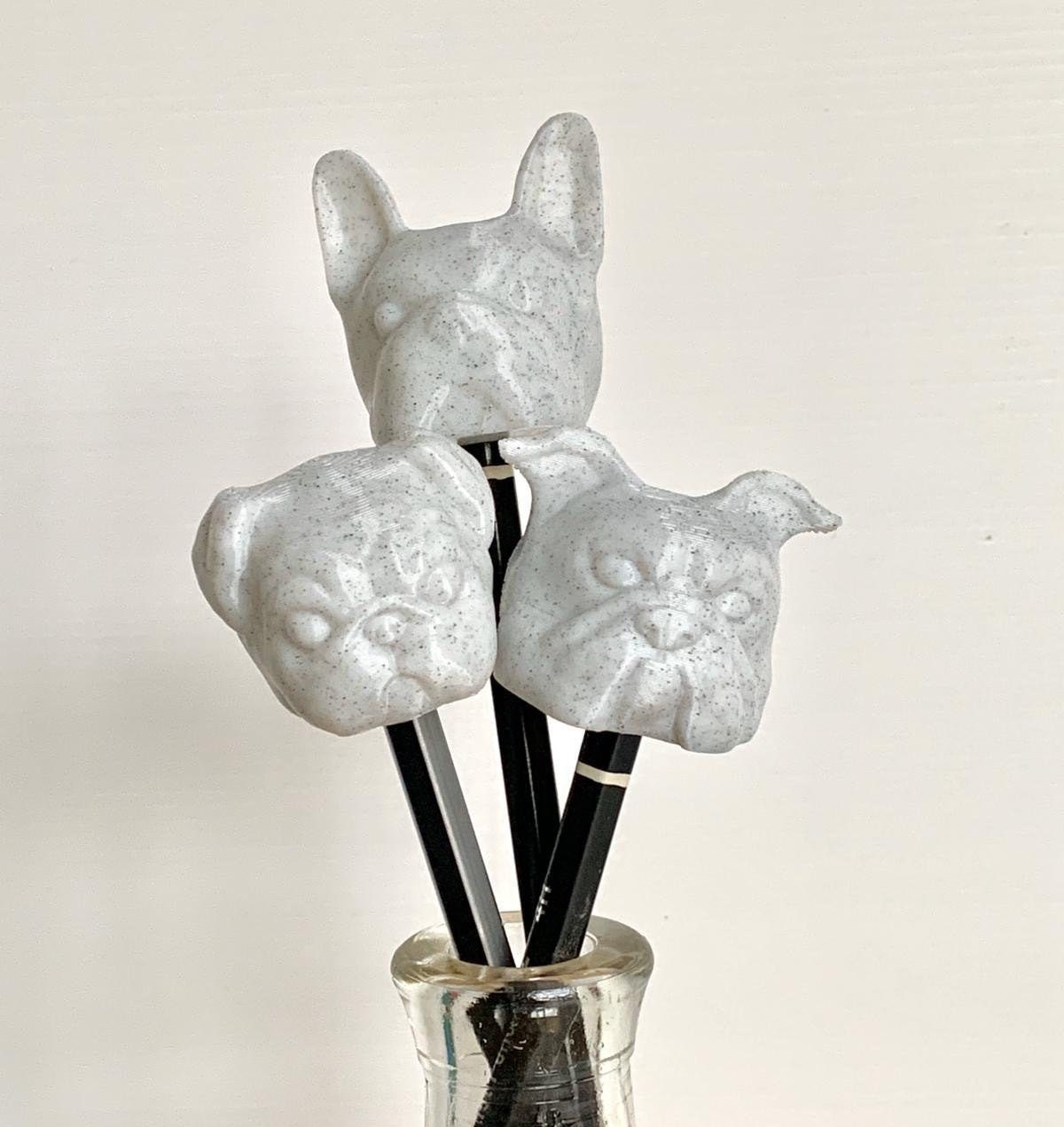 dog pencil toppers
